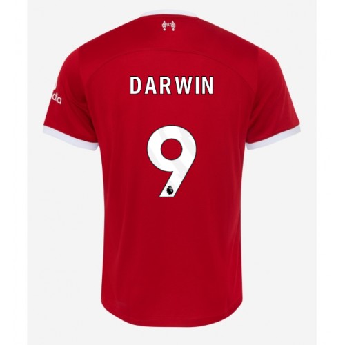 Fotbalové Dres Liverpool Darwin Nunez #9 Domácí 2023-24 Krátký Rukáv